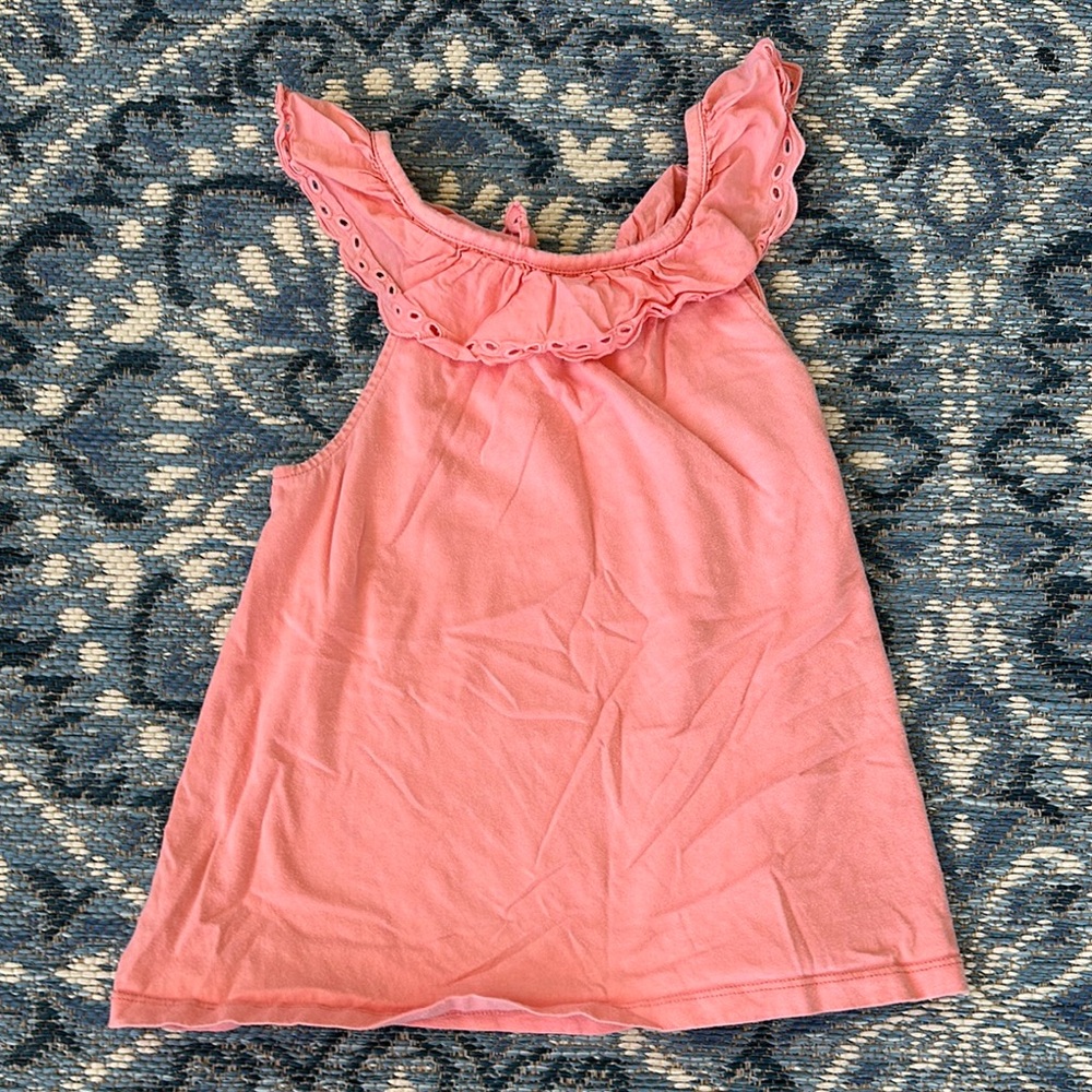 Janie and Jack Coral Sleeveless Top